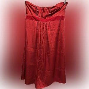 Never worn, beautiful silk strapless BANANA Republic dress